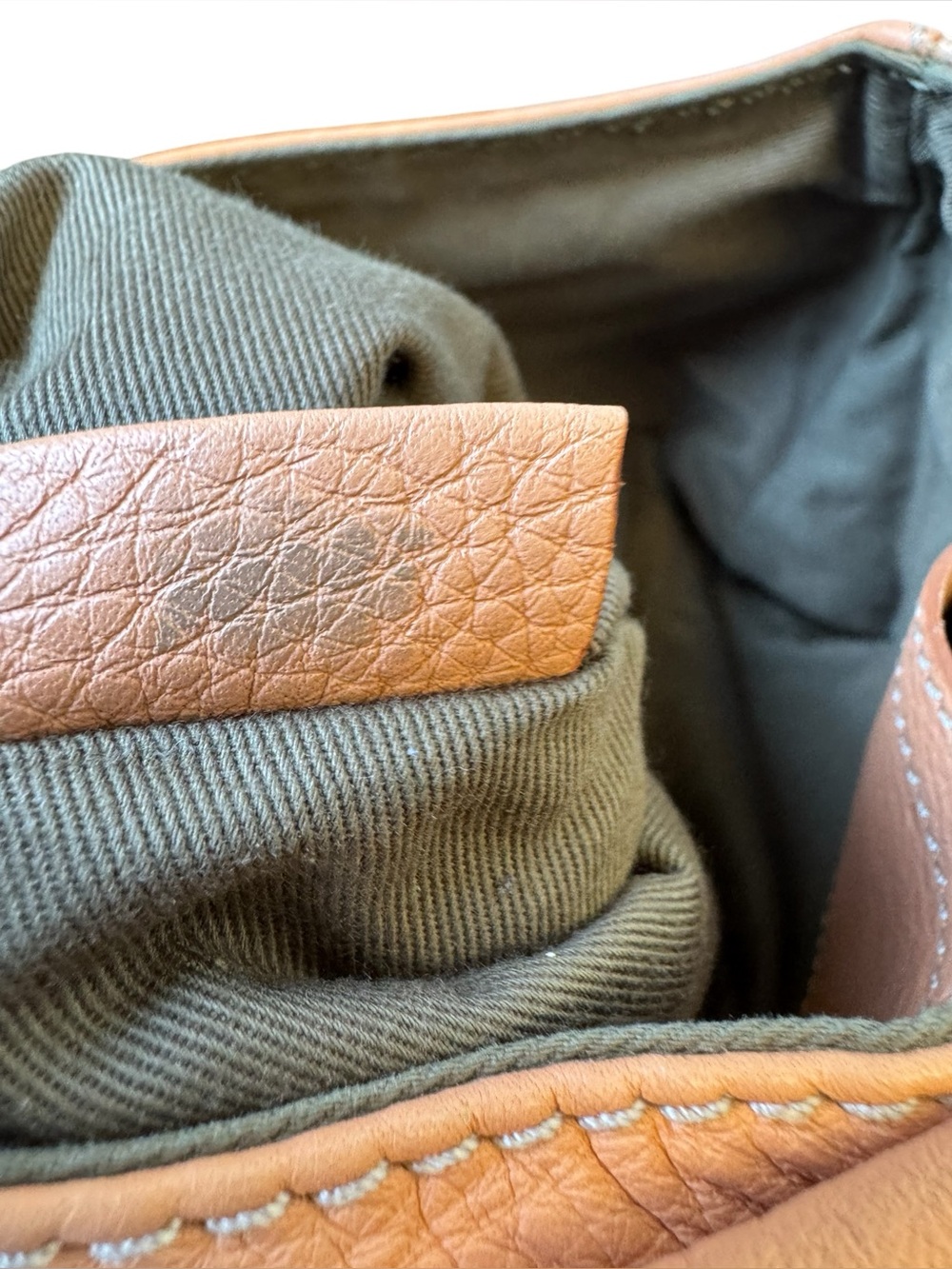 Chloe Apricot Pink Tan Brown  Leather Mini Marcie Crossbody Pouchette Bag Auth - Picture 12 of 14